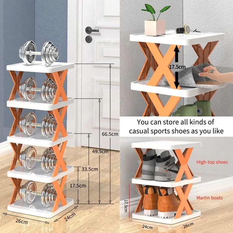 5Layers Stackable Vertical Space Saving