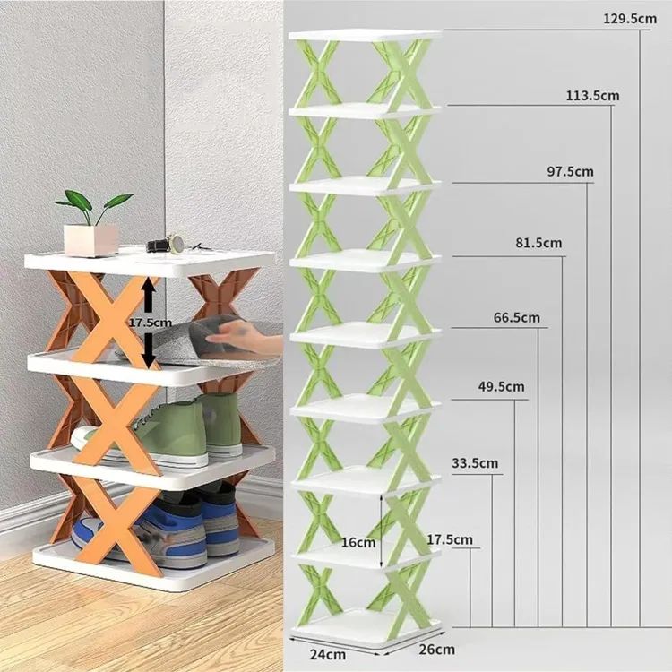 5Layers Stackable Vertical Space Saving