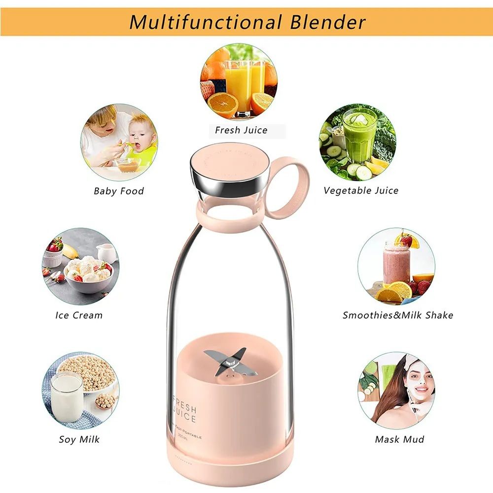 Portable And Electric Blender Bottle Juicer Chargeable